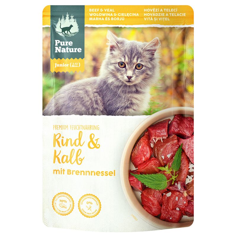 Pure Nature Junior Cat Rind & Kalb zu TOP-Preisen