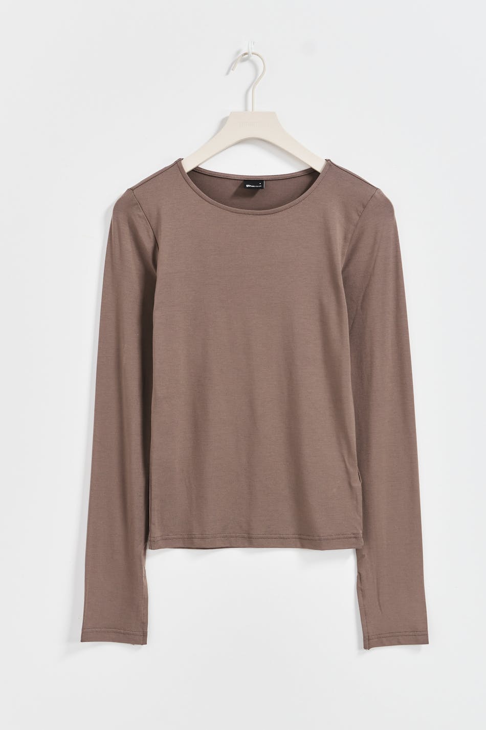 Soft touch crew neck top