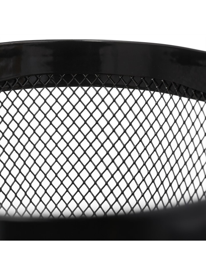 relaxdays Aufbewahrungskorb in Schwarz - (B)26 x (H)17,5 x (T)24,5 cm günstig kaufen onesize