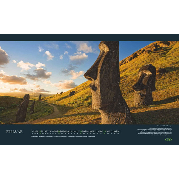 GEO: SEHNSUCHTSORTE 2024 - WAND-KALENDER - Kalender
