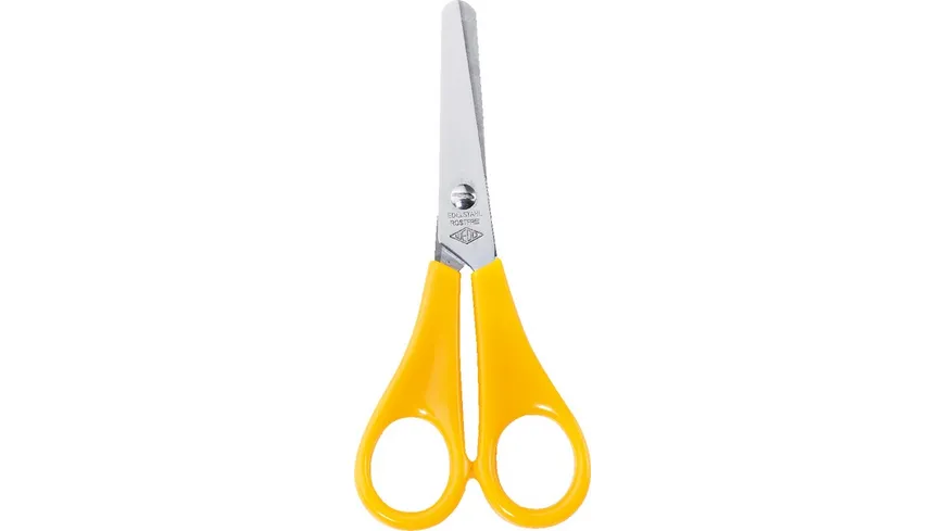 Bastelschere mit farbigem Griff rund 13cm sortiert
