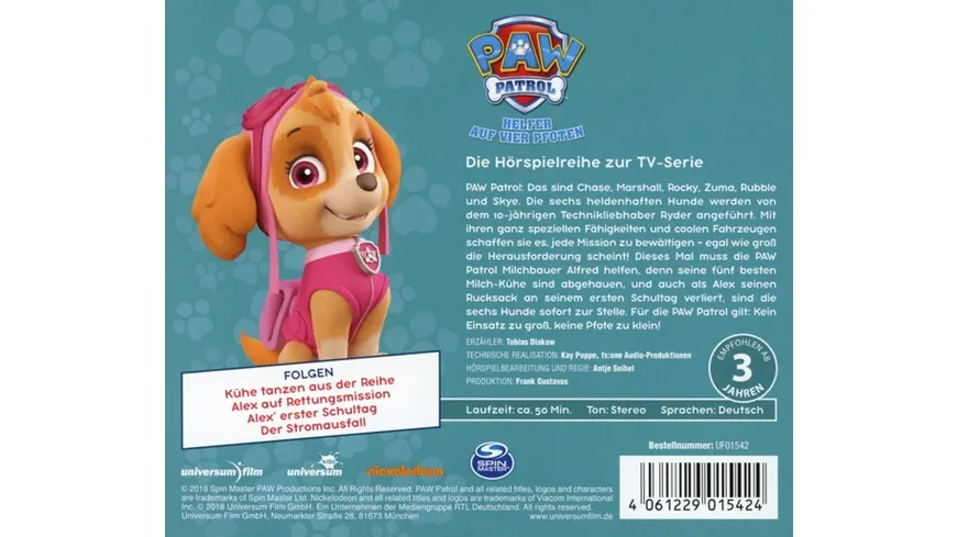 PAW Patrol CD 8