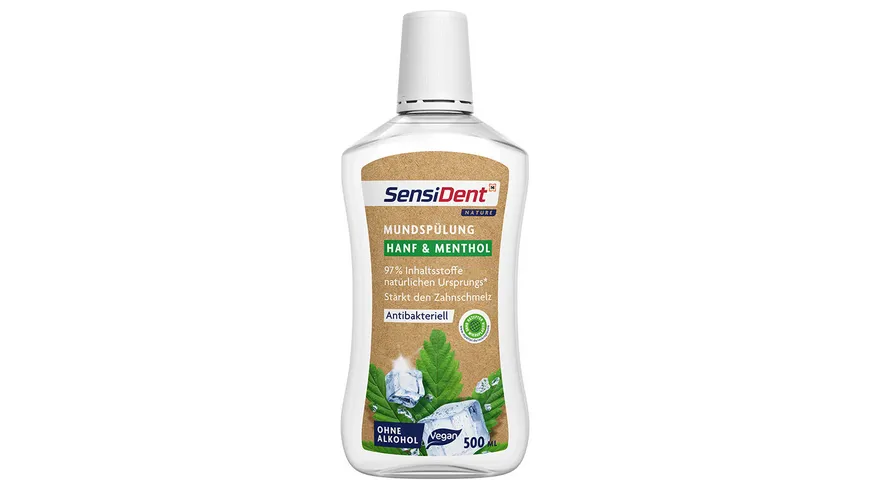 SensiDent Mundspülung Hanf & Menthol 500 ml