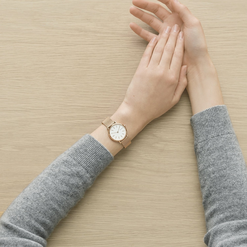 Skagen Montre pour femme Acier inoxydable Montre