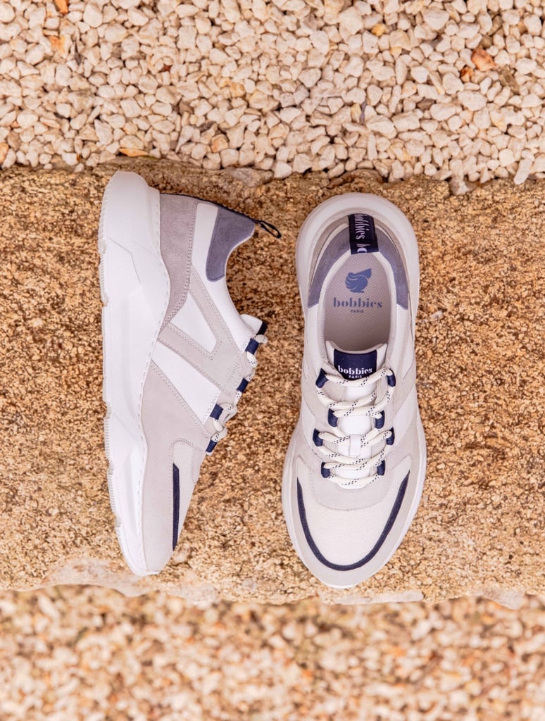 Lennox - Blanc - Marine - Denim - Gris