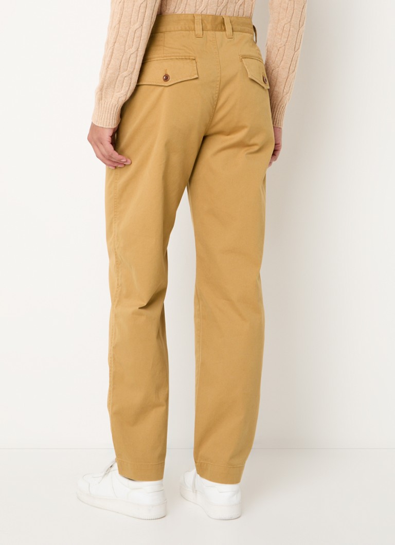 Pantaloni chino Gant slim fit cu margini laterale