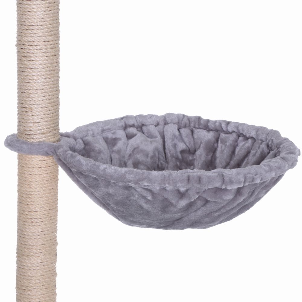 Lionto Kratzbäume Lionto Liegemulde für Kratzbäume - 15 cm Tiefe hellgrau