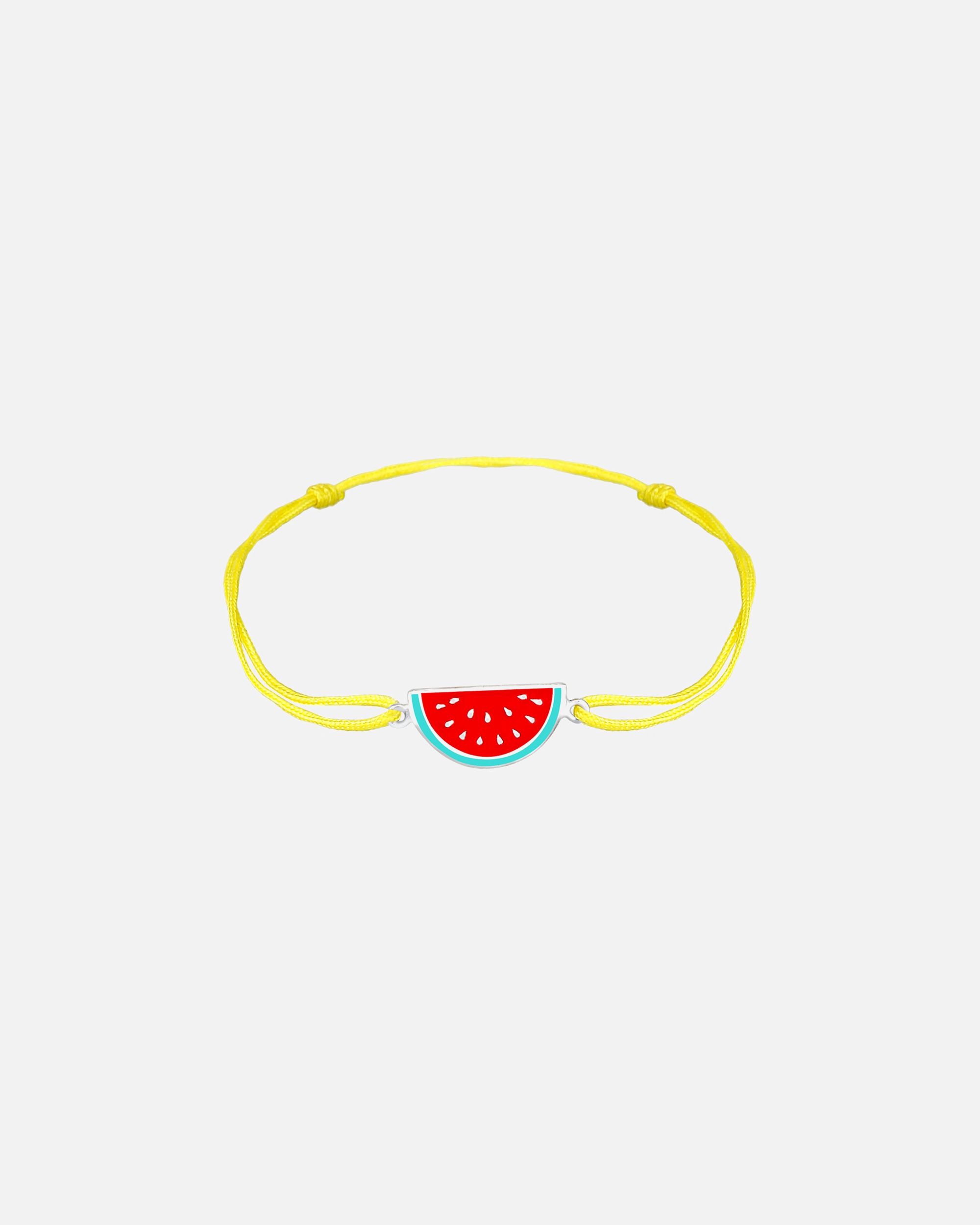 Elli Children's Colorful Melon, ajustable en nailon rosa y chapado en oro de plata de ley 925.
