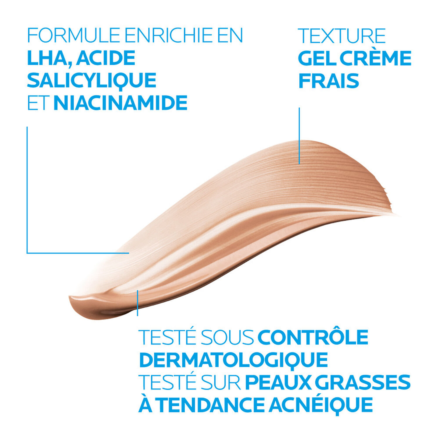 la roche-posay Effaclar + Unifiant Soin Teinté Correcteur Unifiant Anti-Imperfections, Anti-Marques Et Anti-Récidive Pour Peaux Acnéiques 40 ml