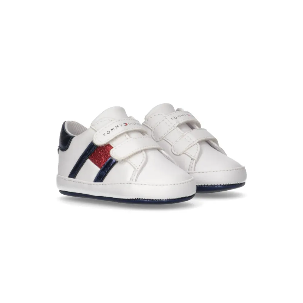 Tommy Hilfiger Krabbelschuh T0A4-33180-1528X336 / weiss