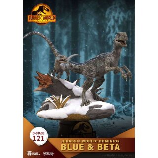 Jurassic World: Ein neues Zeitalter D-Stage PVC Diorama: Blue & Beta