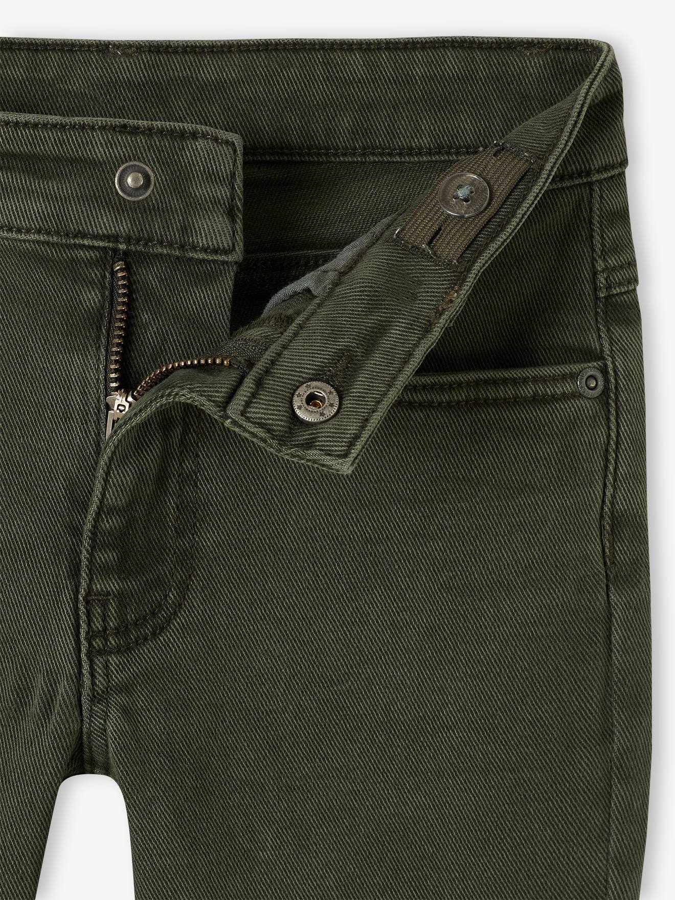 Vertbaudet Jungen Slim-Fit-Hose, Hüftweite REGULAR - schokolade