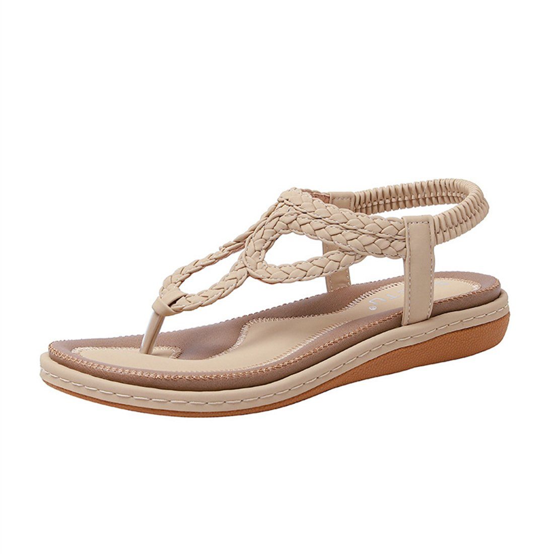 YOOdy~ Beach Badesandale Zehentrenner mit modischem Print Sandale Badesandale