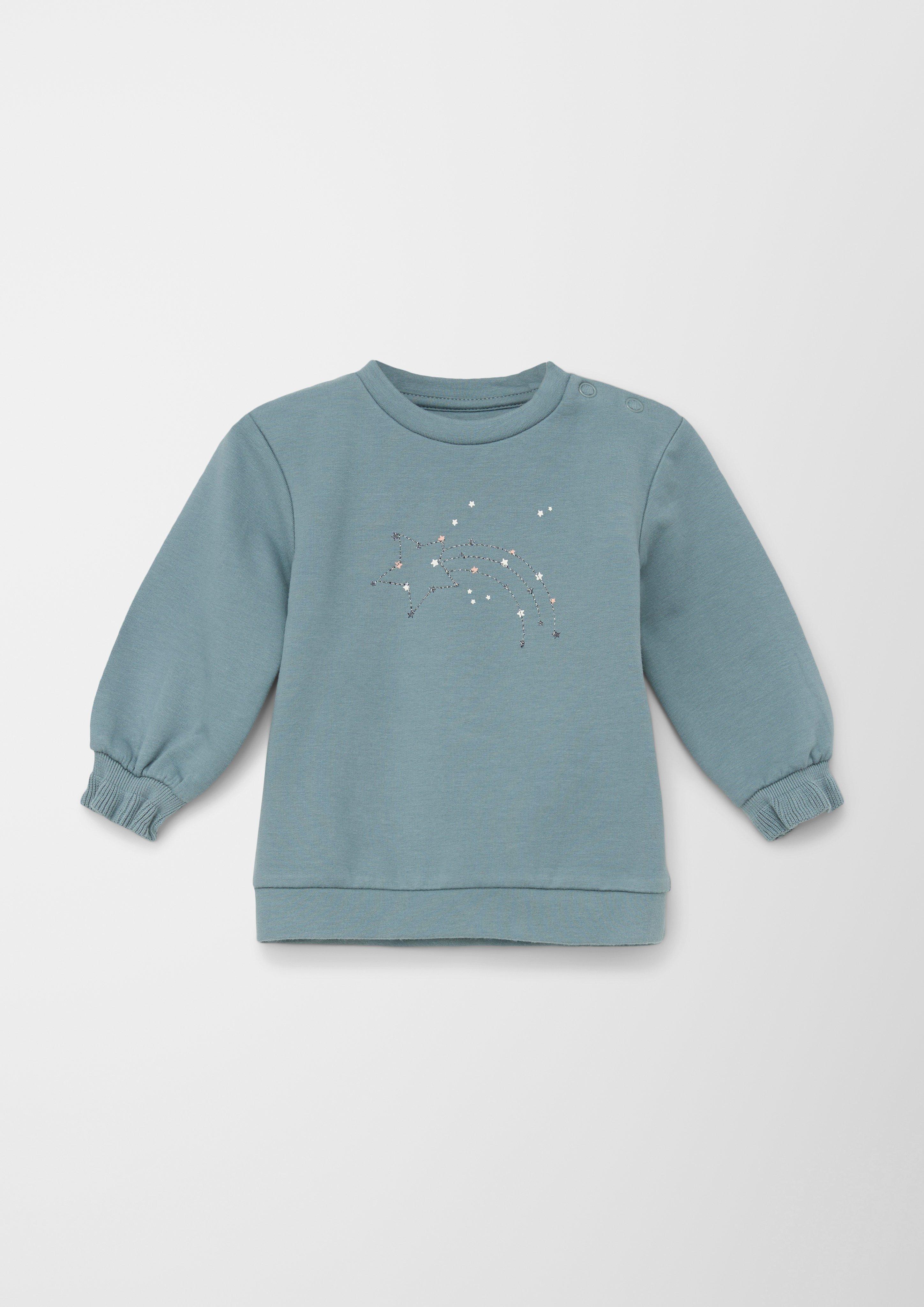 Sweatshirt mit Stickerei- und Print-Details  2123293-6352