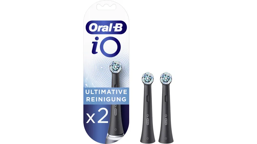Oral-B Aufsteckbürsten iO Ultimative Reinigung BLACK 2er