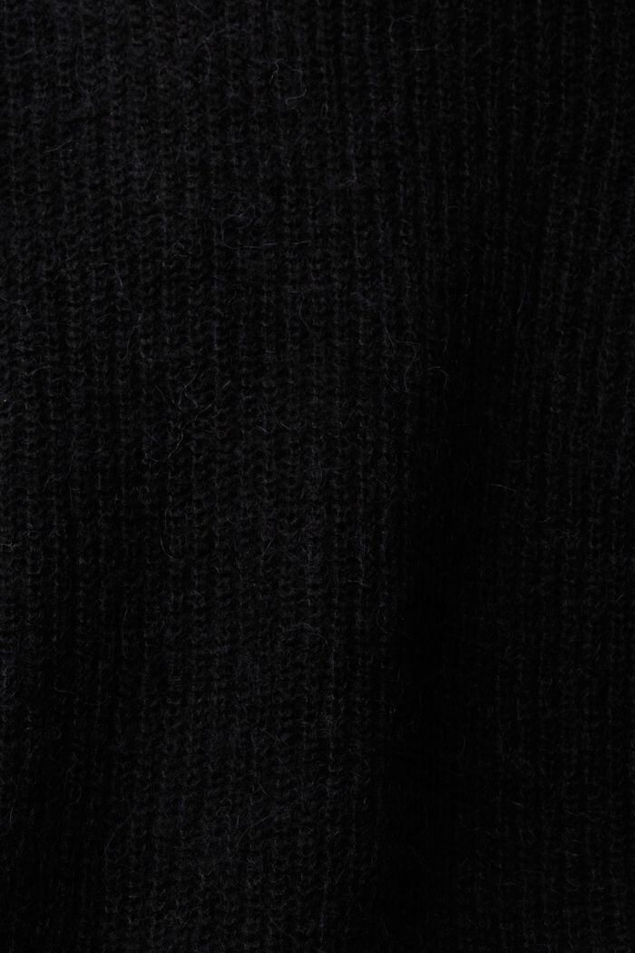 Strickcardigan mit Wolle und Alpaka