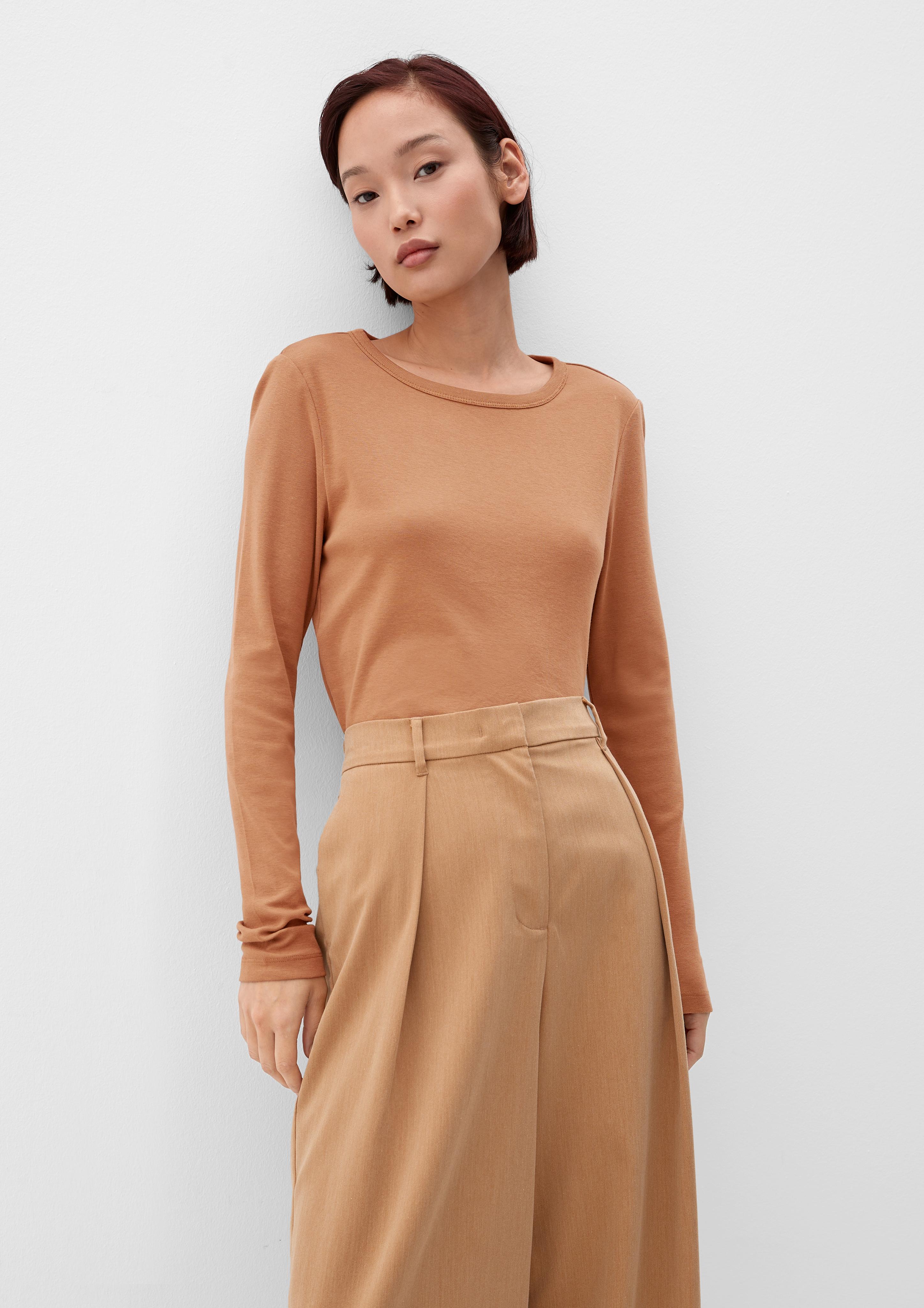 Langarmshirt aus Baumwolljersey  2122612-8469