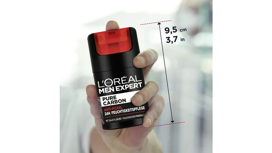 L'Oréal Men Expert Pure Carbon Anti-Akne Feuchtigkeitscreme Gesicht 50 ml