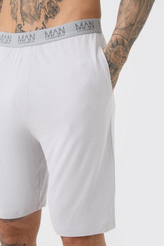 Tall Premium Loungewear-Shorts mit elastischem Bund