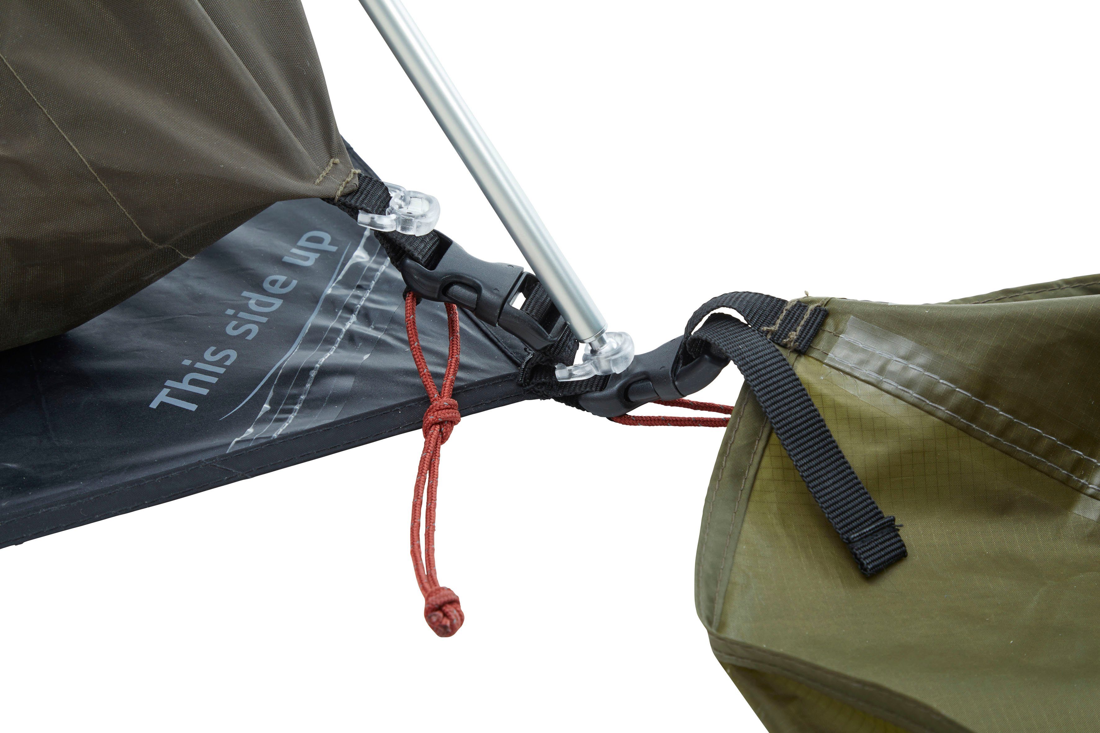 Nordisk Geodätzelt Otra 2 PU Tent Dark Olive, Personen: 2 (Packung, 1 tlg)