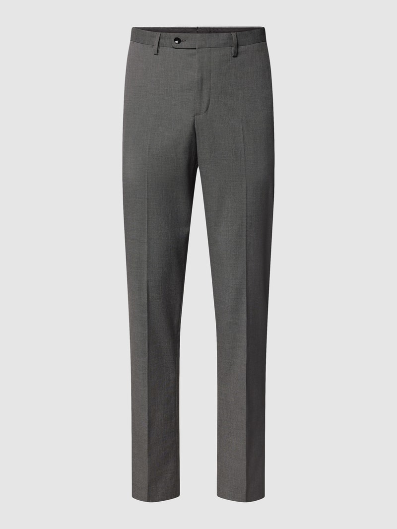 Slim Fit Anzughose mit Eingrifftaschen Modell 'boston' in anthrazit