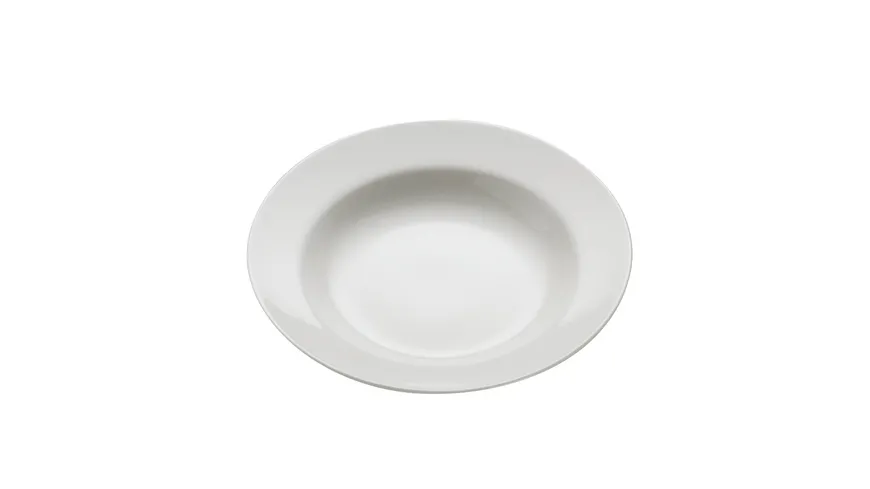 MAXWELL & WILLIAMS Round Teller Suppe, mit Rand, 23cm, Porzellan Weiß