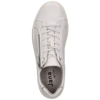 Jana Sneaker Schnürer in weiß