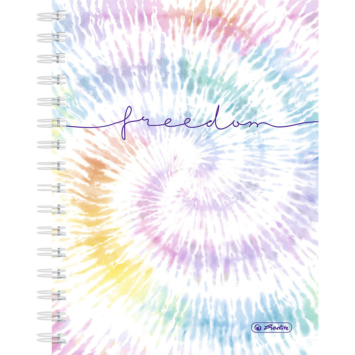 Spiralblock New Batik Freedom, A5, 100 Blatt, kariert