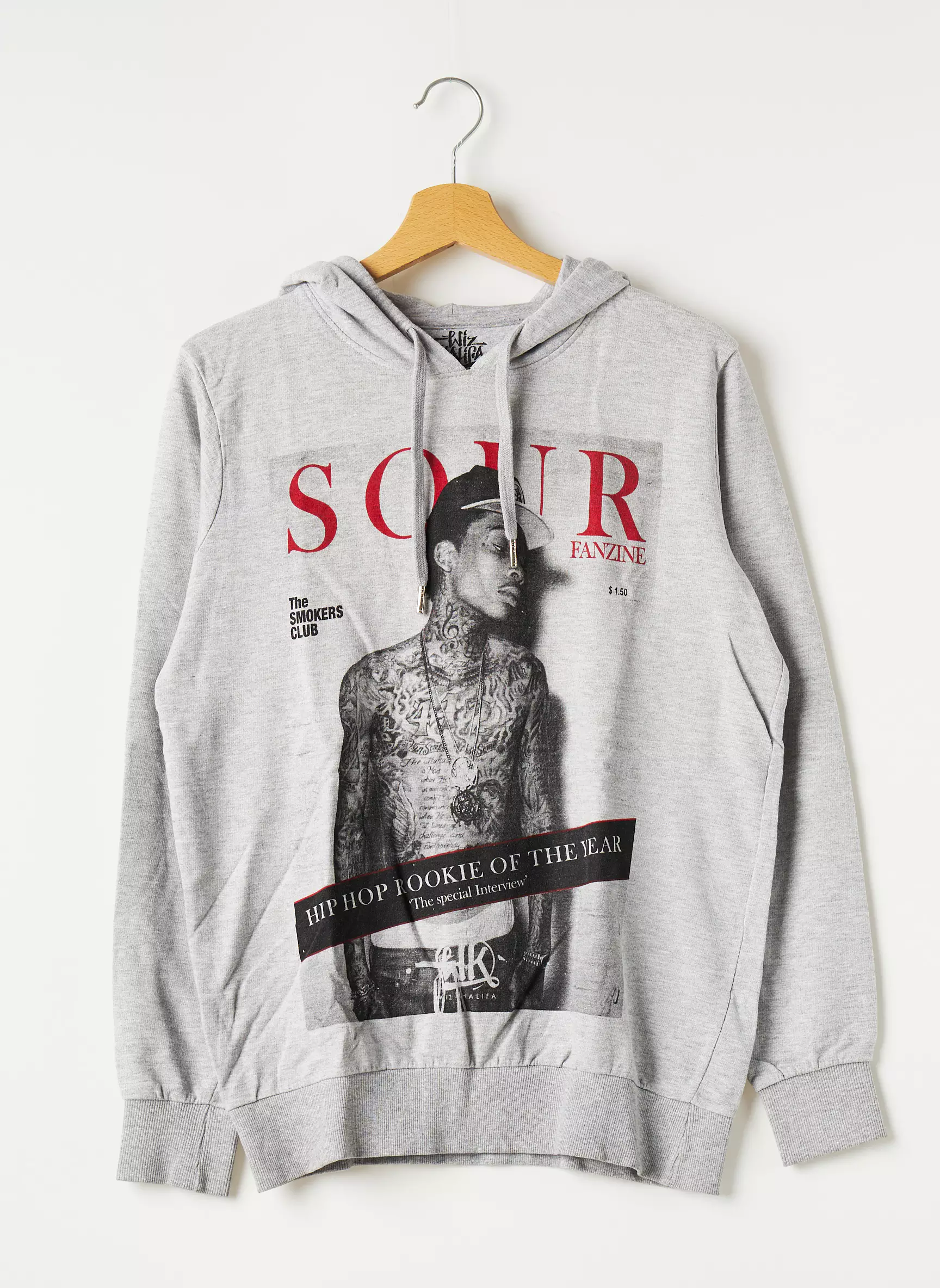 Eleven Paris Sweat Capuche Femme couleur gris