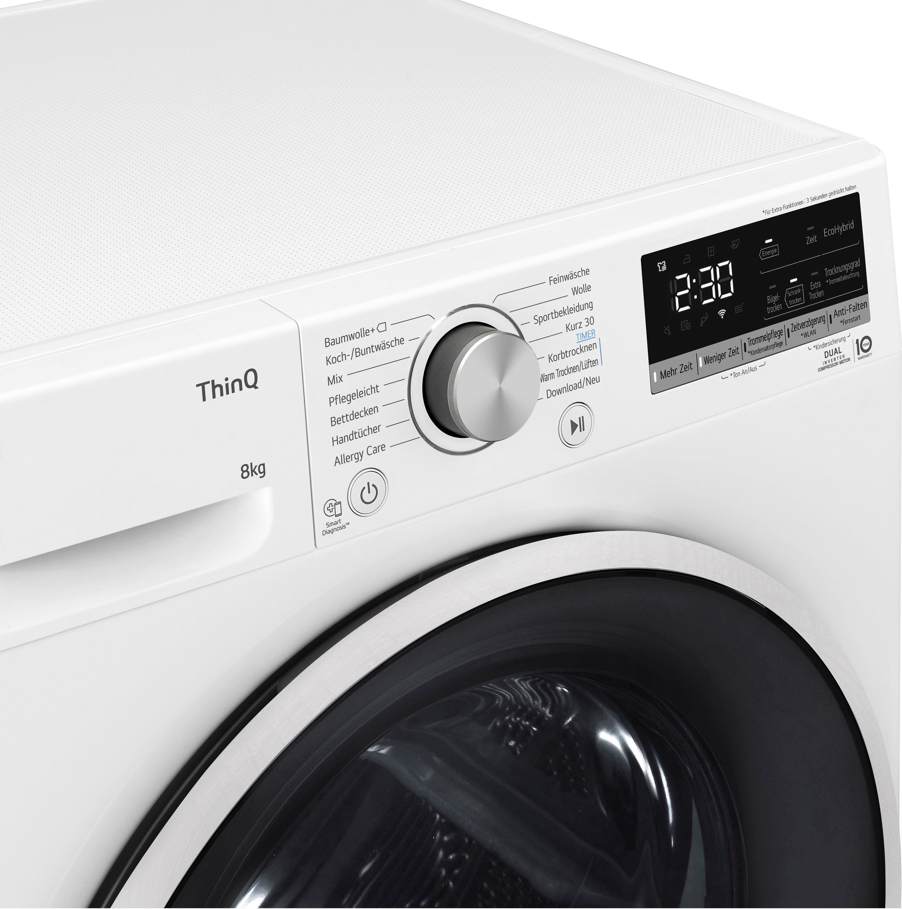 LG Wärmepumpentrockner RT80V9, 8 kg