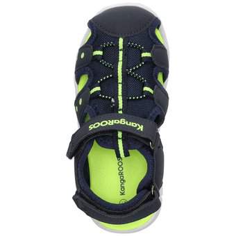 KangaROOS K Mini Flat Sandale in blau