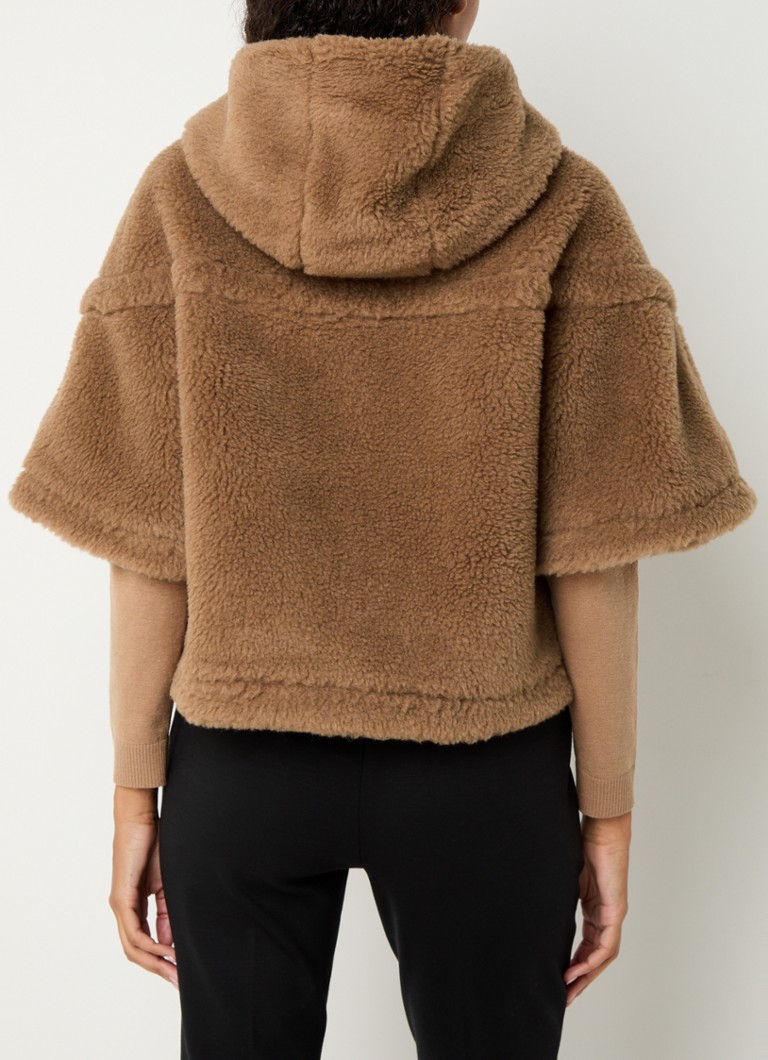 MaxMara Petalo jakna od mješavine svile s kapuljačom