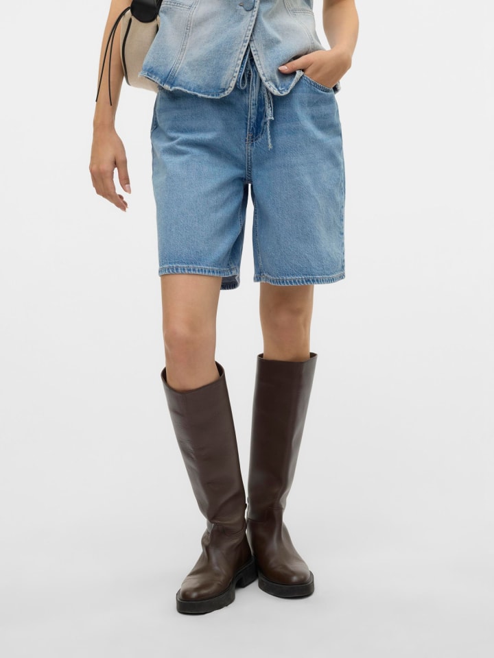 Vero Moda Jeans-Shorts in Light Blue Denim günstig kaufen