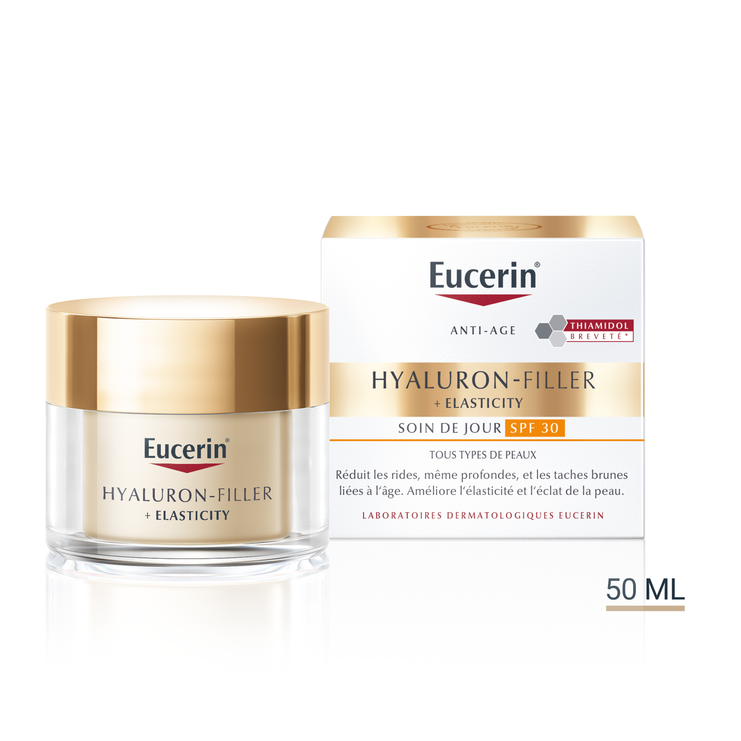 Eucerin Hyaluron-Filler + Elasticity SPF30 Soin de Jour Anti-Age 50 ml