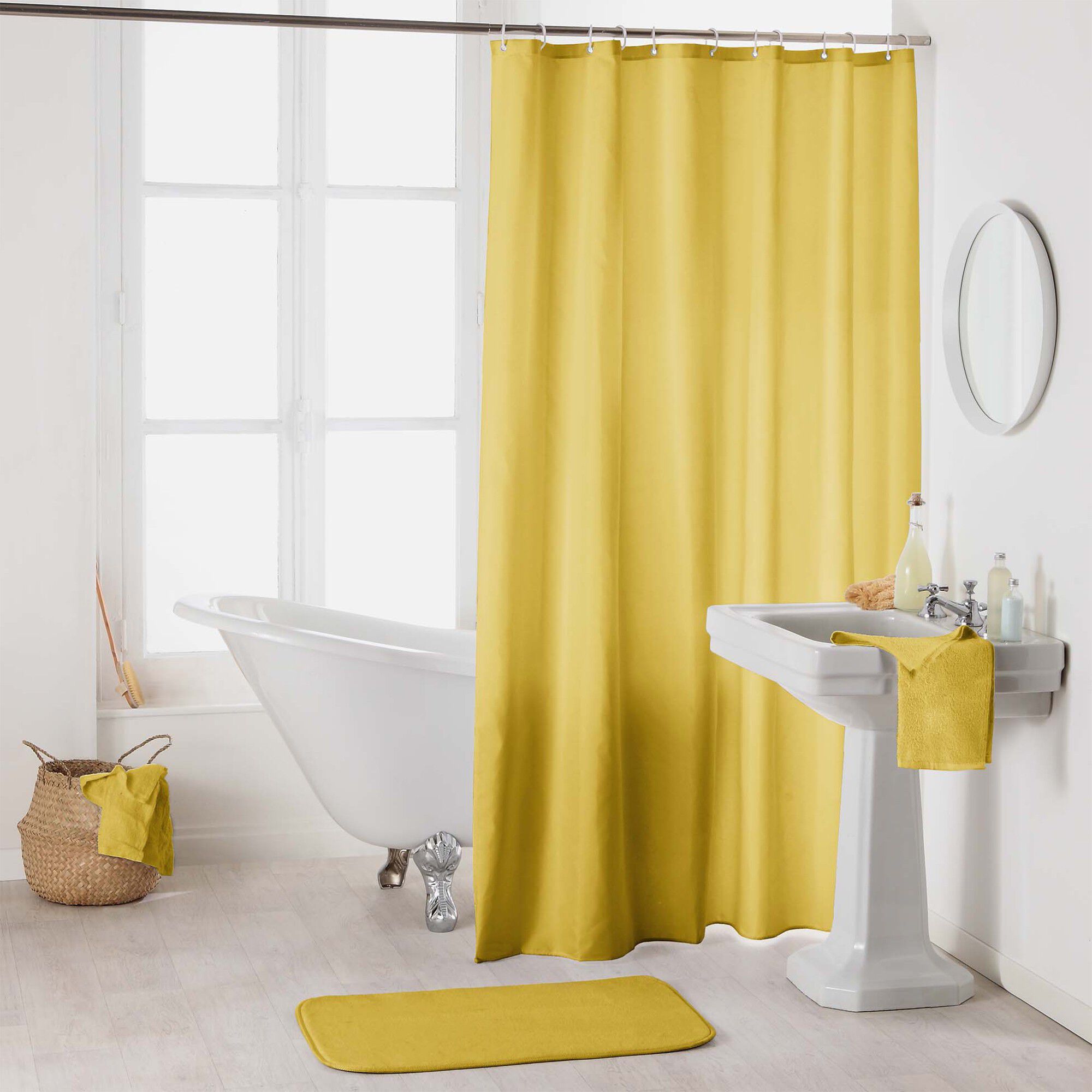 Rideau de douche uni Essencia