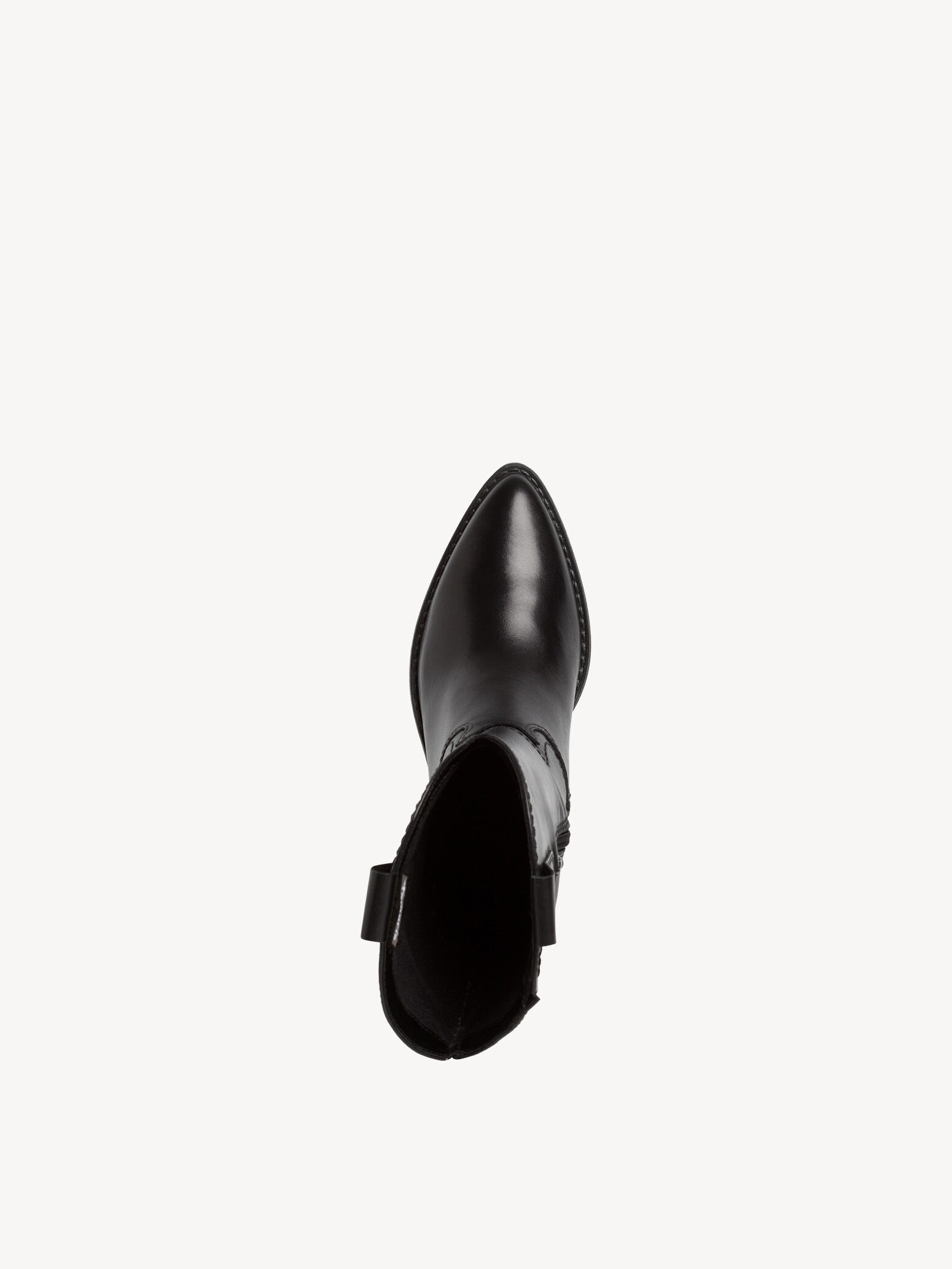 Bottes de cow-boy en cuir - noir
