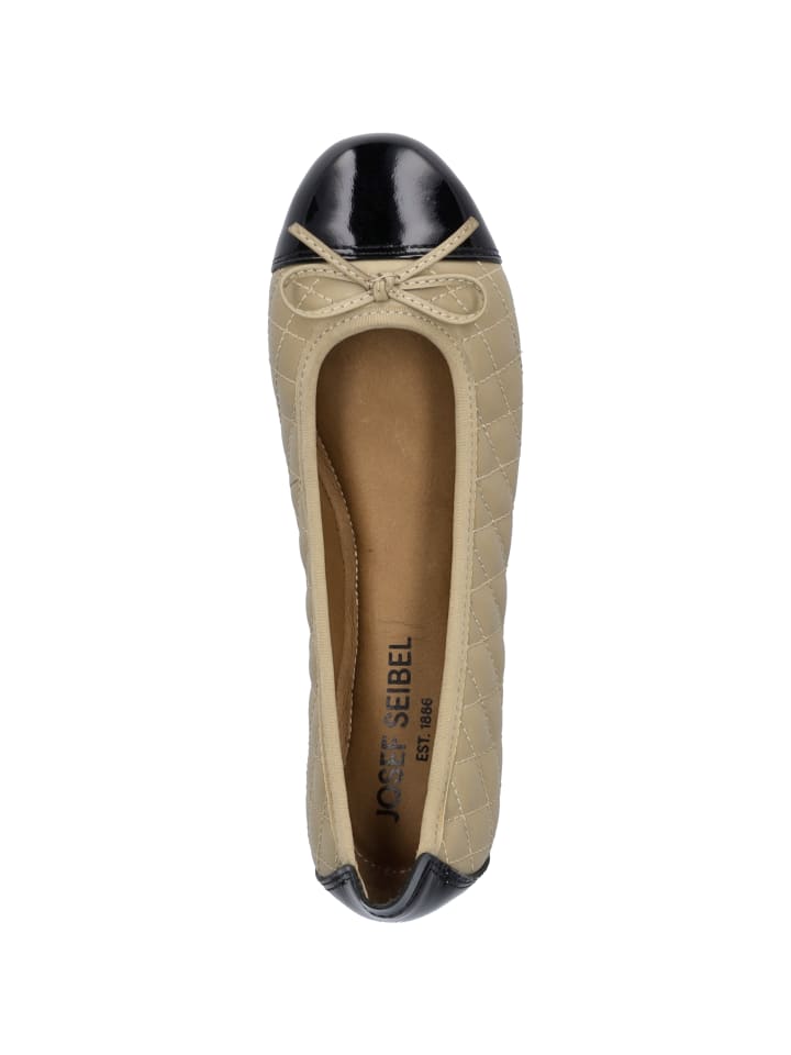 Josef Seibel Ballerina Pippa 76 in schwarz-beige günstig kaufen