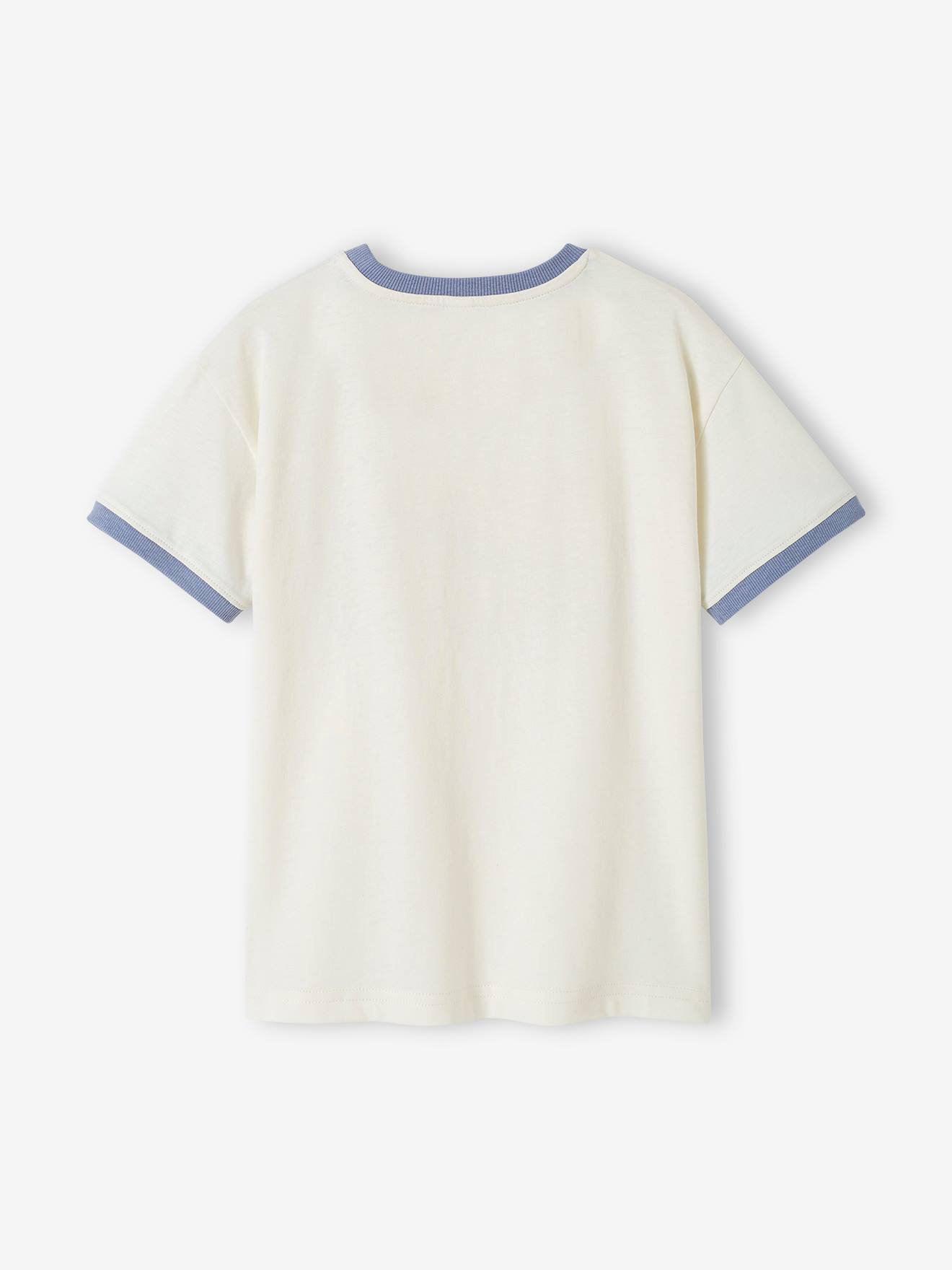 Vertbaudet Jungen T-Shirt „Happy & cool“ Oeko-Tex - sandfarben