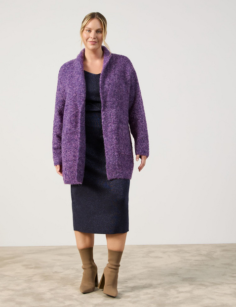 Legere Strickjacke mit Bouclé-Optik