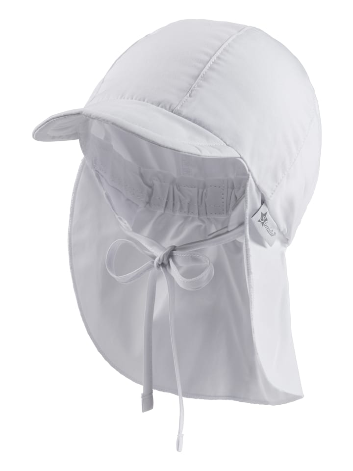 Sterntaler Schirmmütze mit Nackenschutz in weiß günstig kaufen