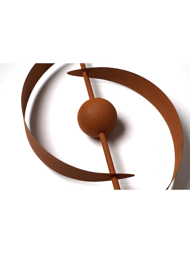 kobolo Gartendekoration RUSTY SATURN in Braun günstig kaufen onesize