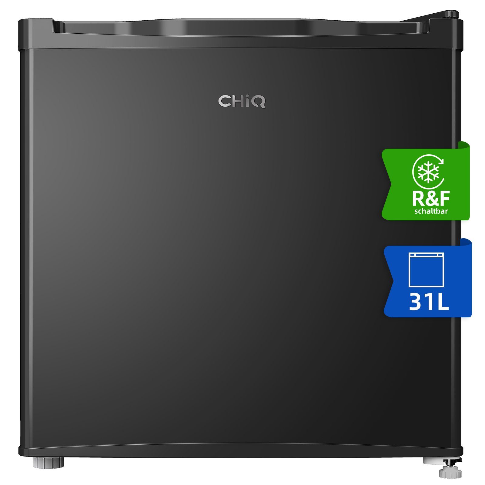CHiQ Gefrierschrank CSD31D4E, 44.7 cm hoch, 47.4 cm breit, 31L,Mini Bar,4-Sterne-Gefrier,12 Jahre Garantie auf den Kompressor