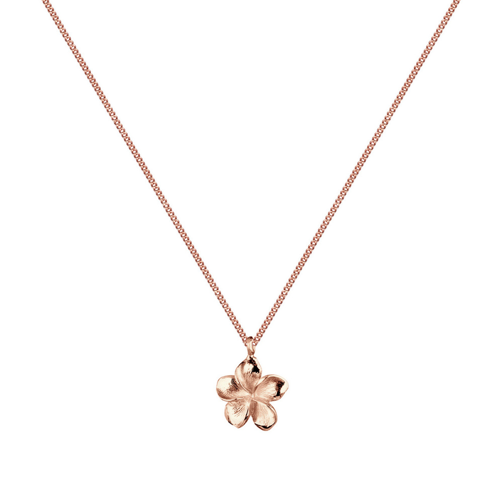 Elli Elli Collier Femme Pendentif Frangipanier - (925/1000) Argent Bijoux