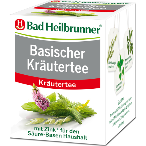 BAD HEILBRUNNER Basischer Kräutertee Filterbeutel  8X1.8 g  Filterbeutel