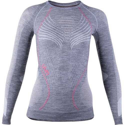 UNLEASH YOUR NATURE DAMEN LONGSLEEVE AMBITYON UW SHIRT LG_SL MELANGE