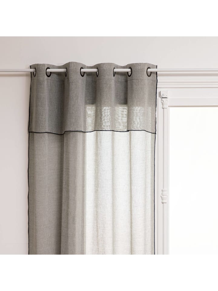 Atmosphera Créateur d'intérieur Gardine in grau günstig kaufen onesize