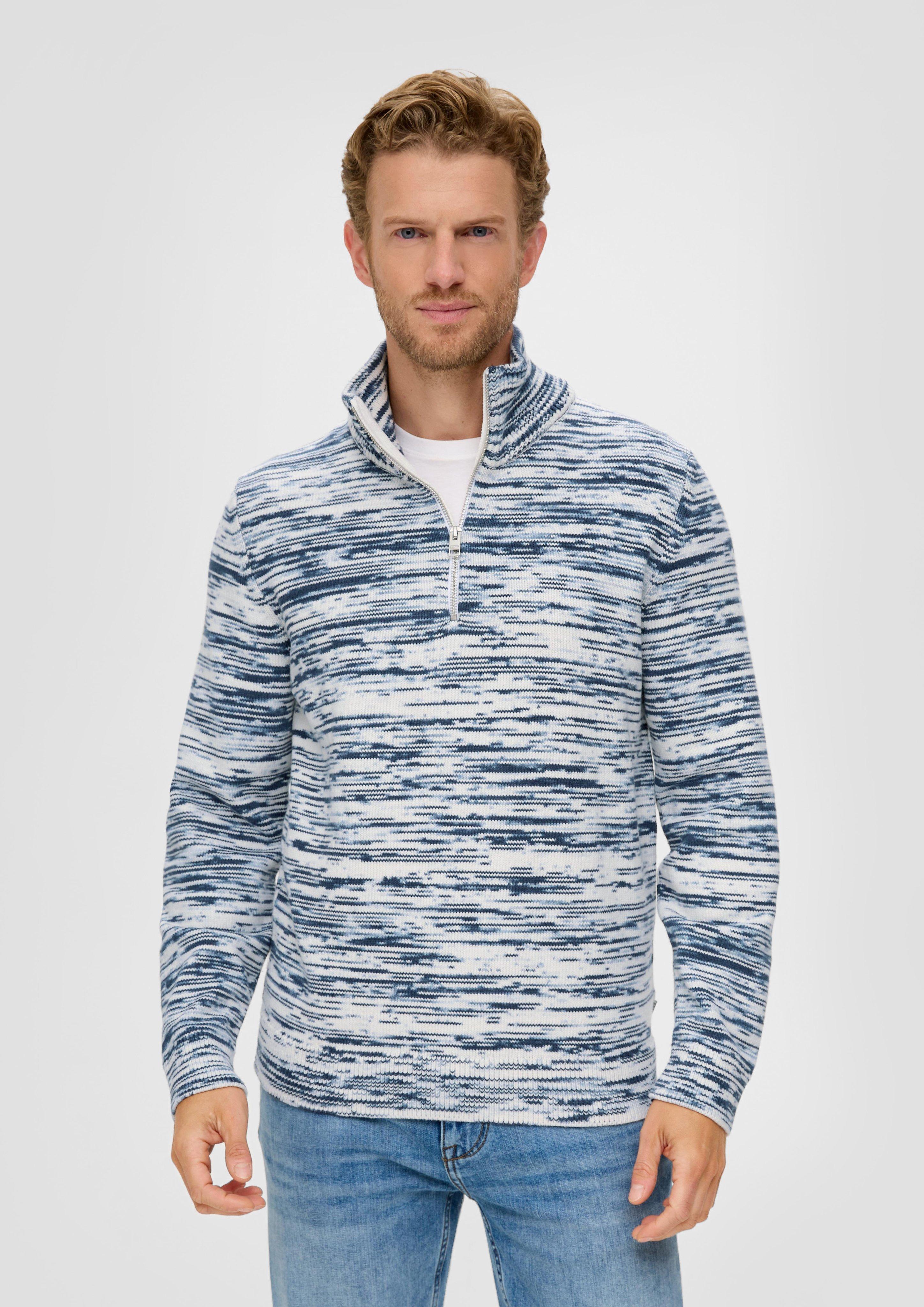 Strickpullover mit Troyer-Kragen  2124557-59X2