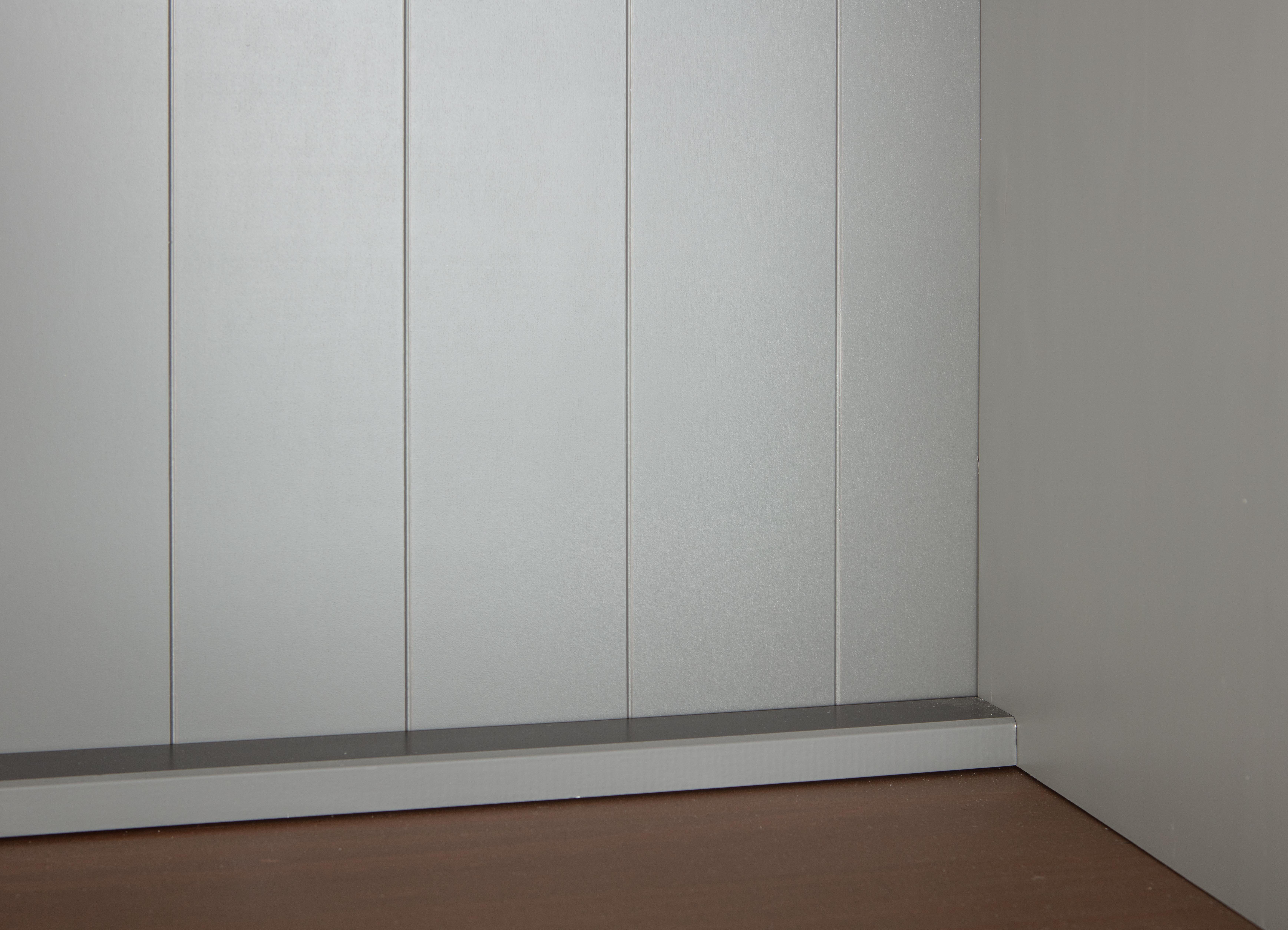 ebuy24 Vitrine Luzerna Vitrinenschrank 2+2 Türen und 2 Schubladen