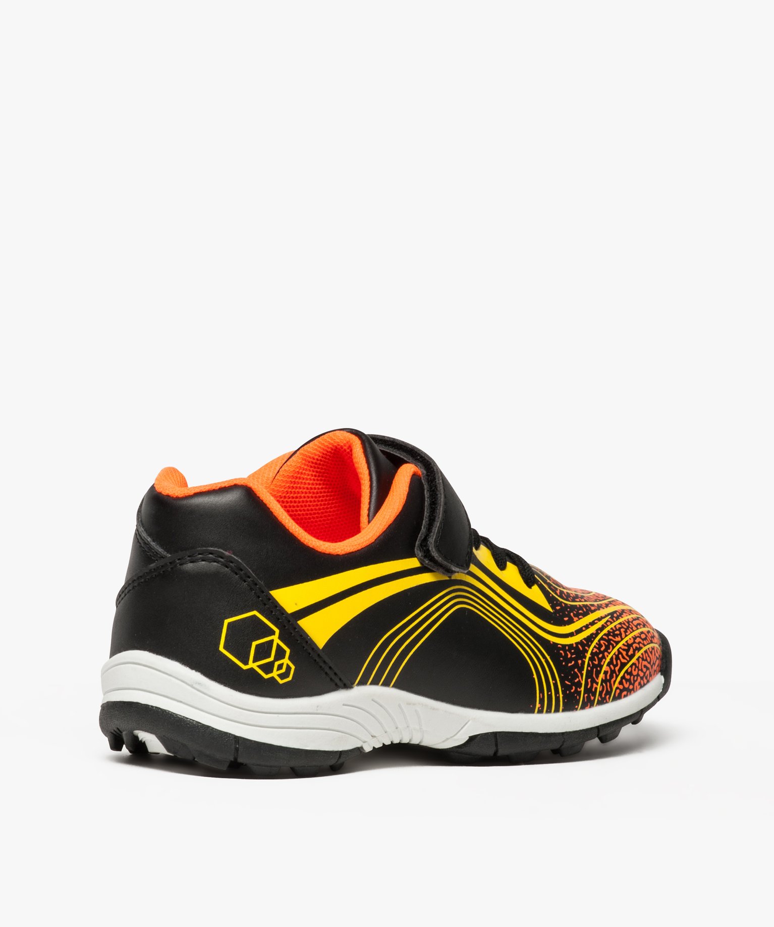 Baskets Garçon multicolores à crampons fermeture scratch d... noir | GEMO
