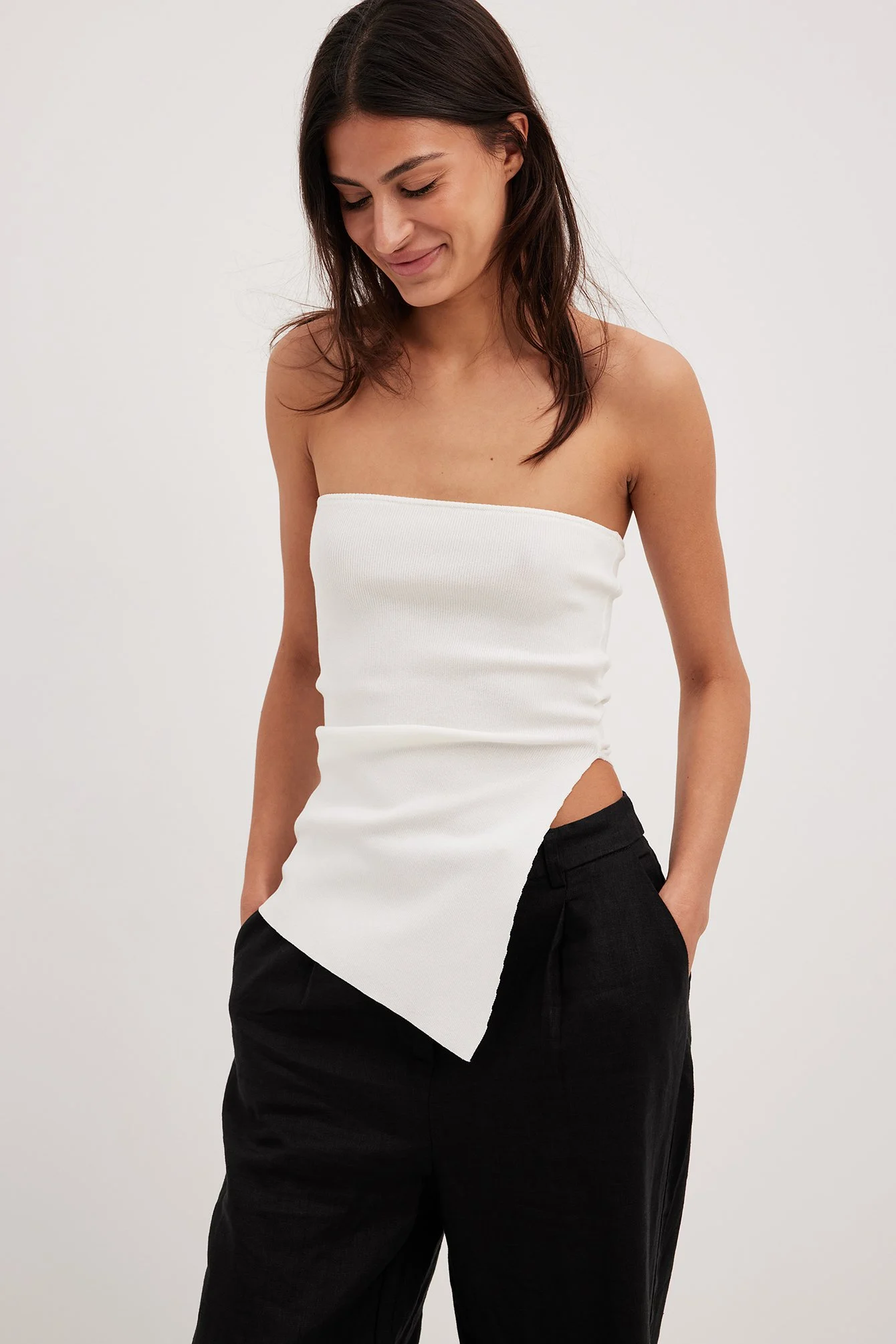 Tube-Top aus Feinstrick